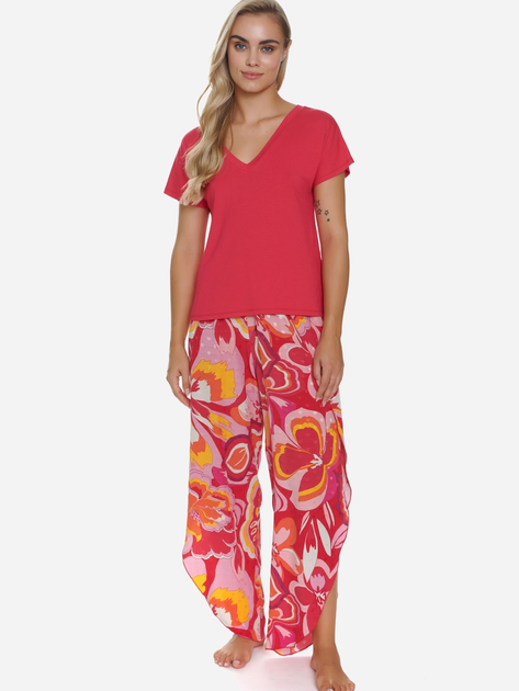 Piżama (T-shirt + spodnie) damska Doctor Nap PM.5320 S Czerwona (5902701190347) - obraz 1