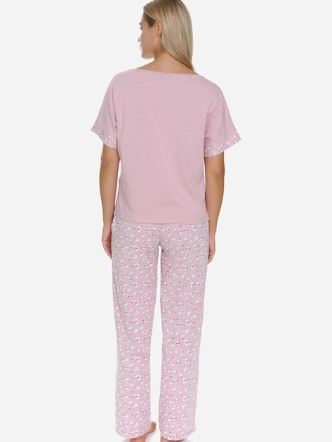Піжама (футболка + штани) жіноча бавовняна Doctor Nap PM.5324 XXL Рожева (5902701194918) - зображення 2