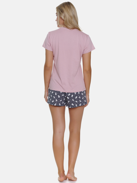 Піжама (футболка + шорти) жіноча бавовняна Doctor Nap PM.5347 S Різнокольорова (5902701191849) - зображення 2