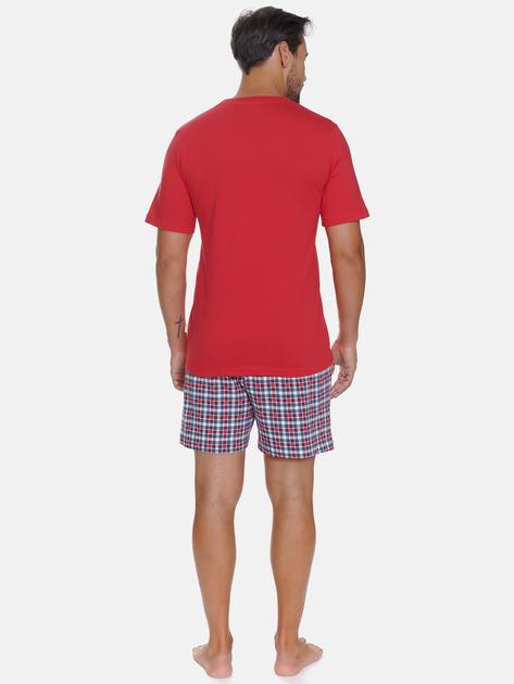 Piżama (T-shirt + szorty) męska Doctor Nap PMB.5353 XXL Czerwona (5902701195168) - obraz 2
