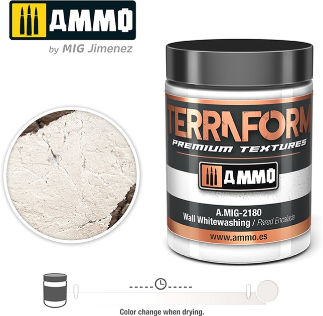 Pasta akrylowa Ammo Terraform Premium Wall Whitewashing 100 ml (8432074021803) - obraz 1