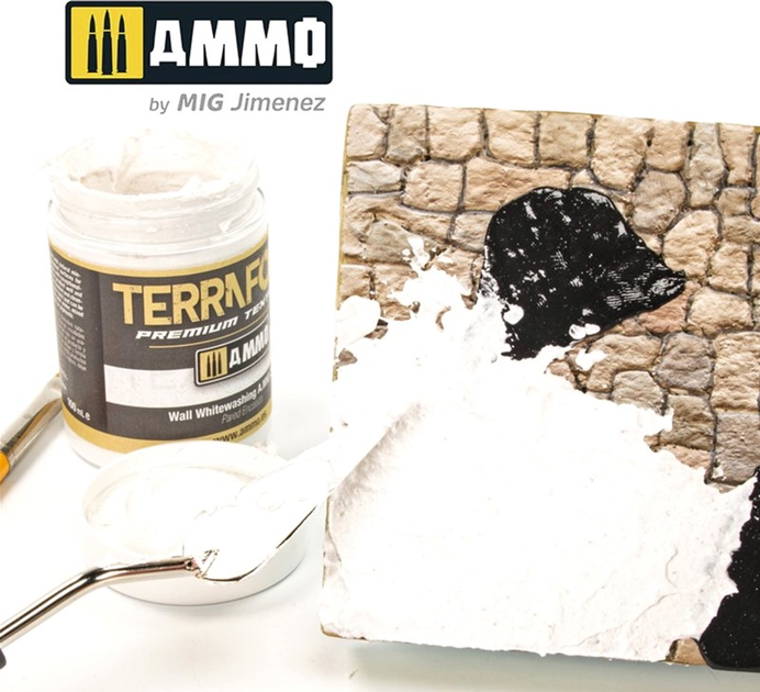 Pasta akrylowa Ammo Terraform Premium Wall Whitewashing 100 ml (8432074021803) - obraz 2