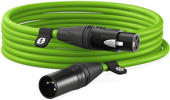 Kabel Rode XLR - XLR 6 m Green (RODE XLR6M-G) - obraz 1