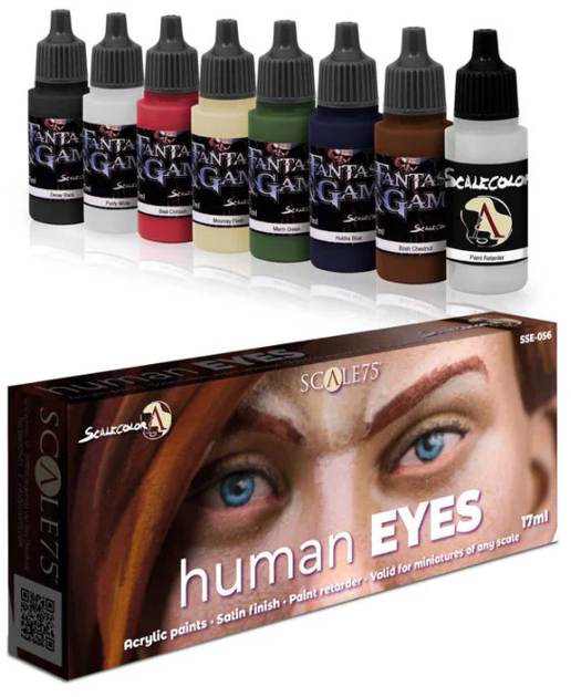 Zestaw farb Scale 75 Human Eyes 8 szt x 17 ml (8423153062343) - obraz 1
