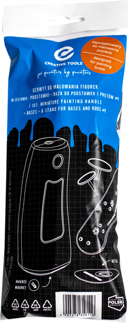 Набір інструментів для розфарбовування фігурок Creative Tools Kit Figure Painting Holder (5904978358116) - зображення 1