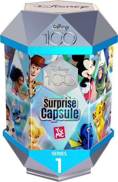 Zestaw figurek YuMe Toys Disney 100 Surprise Capsule Series 1 Premium 6 szt (4895217595519) - obraz 1