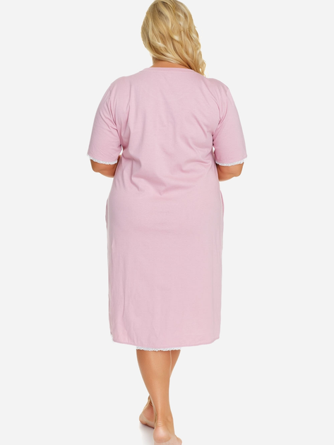Нічна сорочка жіноча бавовняна Doctor Nap TB.5366 XXXL Рожева (5902701195250) - зображення 2