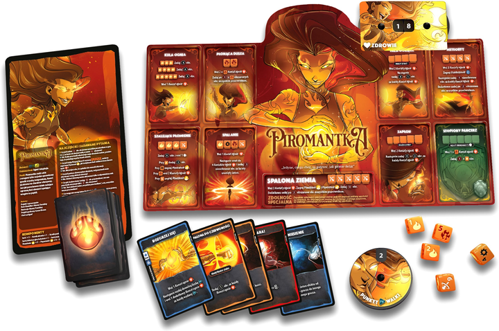 Gra planszowa Lucky Duck Games Dice Throne Clash 3 Pyromancer Vs Dark Thief (0787790587194) - obraz 3