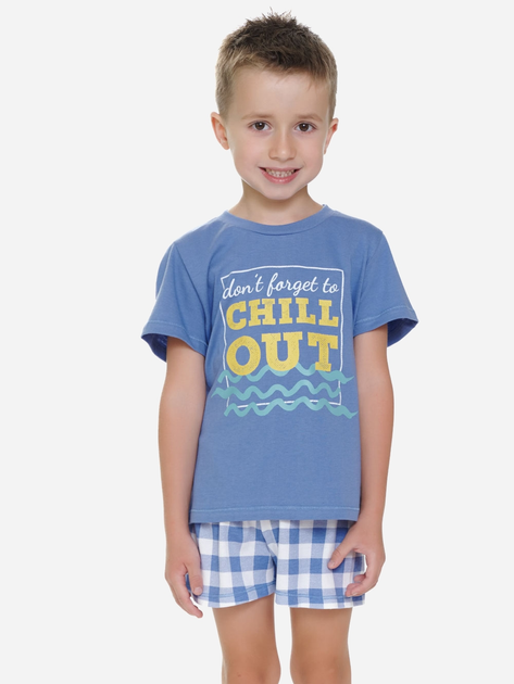 Дитяча піжама для хлопчика Doctor Nap PDU.5346 134-140 см Синя (5902701191825) - зображення 1
