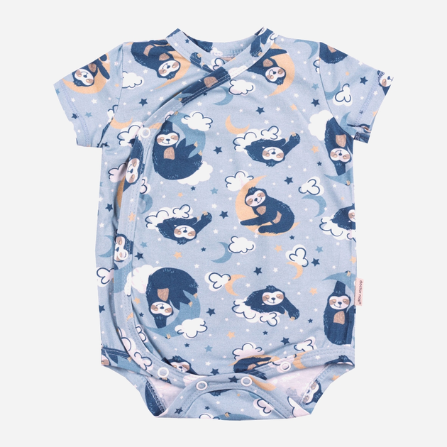 Дитяче боді-футболка для новонароджених Doctor Nap BOD.5378 56-62 см Синє (5902701193980) - зображення 1
