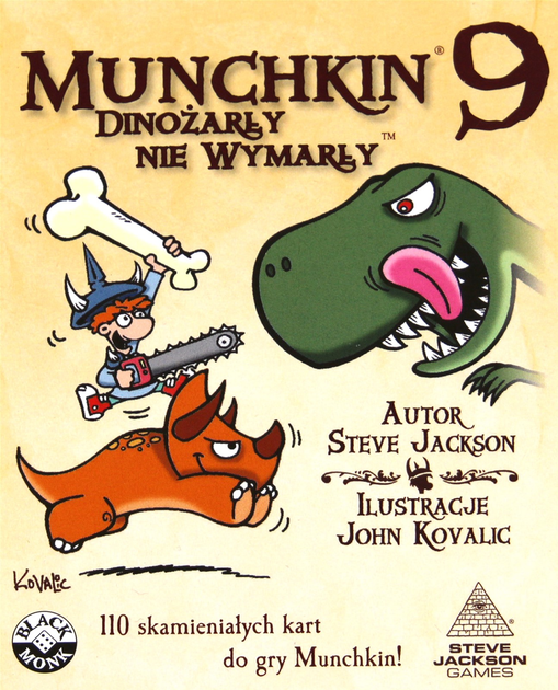 Dodatek do gry planszowej Black Monk Munchkin 9 Dinożarły Nie Wymarły (5907729440085) - obraz 3
