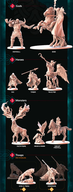 Dodatek do gry Monolith Mythic Battles: Ragnarok Asgard (3760271441052) - obraz 3