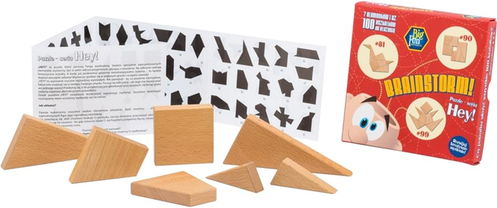 Łamigłówka Big Fun Republic Brainstorm Hey Puzzles (5902659190079) - obraz 3