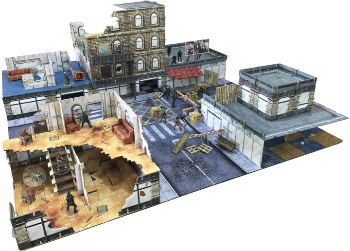 Збірна модель Battle Systems Tabletop Games & Terrain Urban Apocalypse City Block Core (5060660090181) - зображення 2