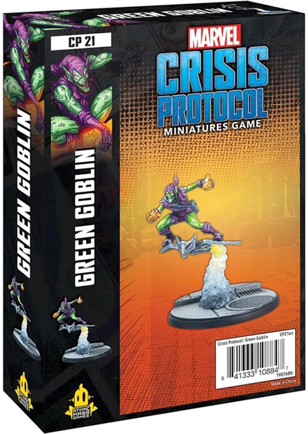 Figurka do złożenia i pomalowania Atomic Mass Games Marvel Crisis Protocol Green Goblin (0841333108847) - obraz 1