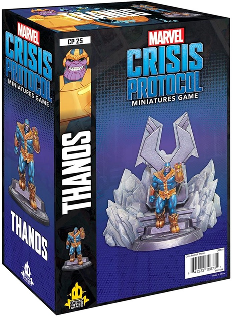 Набір фігурок для складання та розфарбовування Atomic Mass Games Marvel Crisis Protocol Thanos 2 шт (0841333108731) - зображення 1