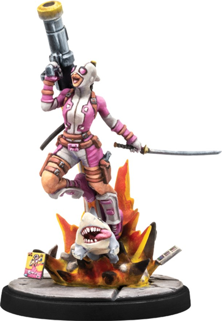 Zestaw figurek do złożenia i pomalowania Atomic Mass Games Marvel Crisis Protocol Squirrel Girl & Gwenpool 2 szt (0841333113629) - obraz 3