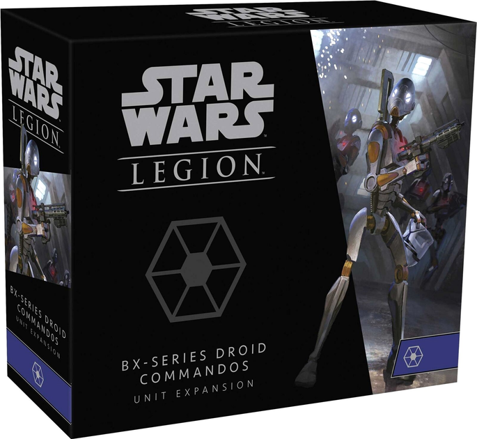 Набір фігурок для складання та розфарбовування Fantasy Flight Games Star Wars Legion BX Series Droid Commandos Unit Expansion 7 шт (0841333111564) - зображення 1