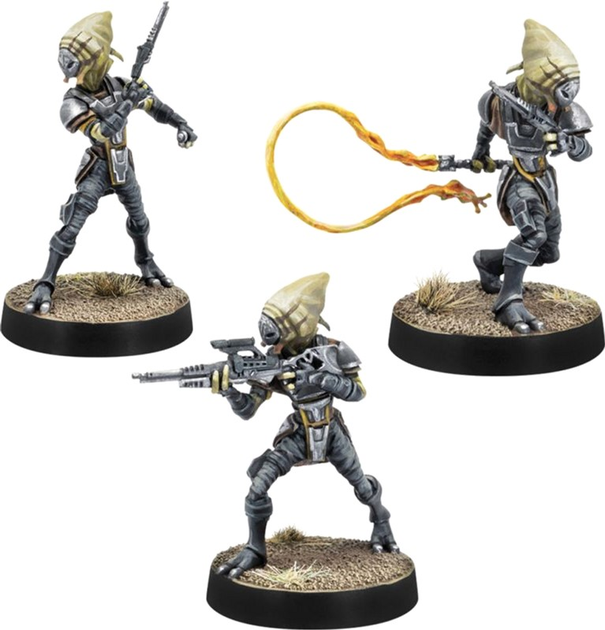 Zestaw figurek do złożenia i pomalowania Atomic Mass Games Star Wars Legion Pyke Syndicate Foot Soldiers Unit Expansion 7 szt (0841333116446) - obraz 4