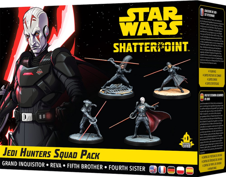 Набір фігурок для складання та розфарбовування Atomic Mass Games Star Wars Shatterpoint Jedi Hunters Grand Inquisitor 4 шт (0841333121785) - зображення 1