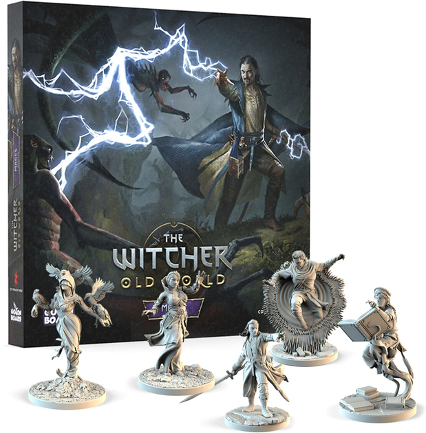 Набір фігурок для збирання та розфарбовування Asmodee The Witcher Old World Mages Expansion 5 шт (5906874198605) - зображення 2