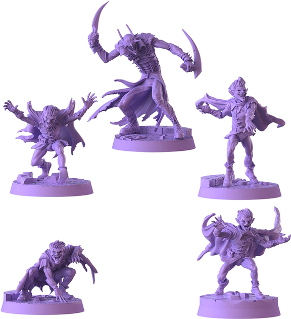 Набір фігурок для розфарбовування Portal Games Zombicide 2nd Edition Dark Nights Metal Pack 1 6 шт (0889696013743) - зображення 11