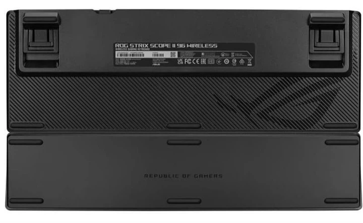 Клавиатура беспроводная Asus ROG Strix Scope II 96 RGB NX Wireless Black (90MP037A-BKUA01) - Фото 7 Клавиатура беспроводная Asus ROG Strix Scope II 96 RGB NX Wireless Black (90MP037A-BKUA01) - изображение 7