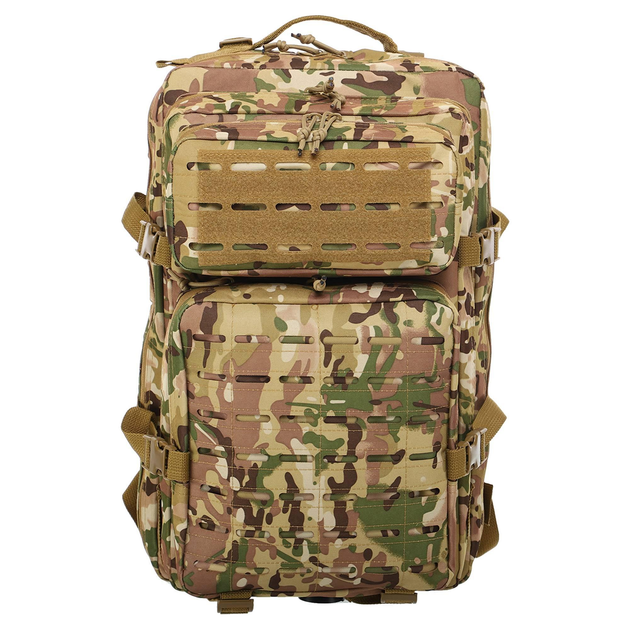 Рюкзак тактический штурмовой SILVER KNIGHT 1512 размер 50х36х12см 22л Камуфляж Multicam - изображение 2
