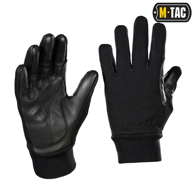 Стрелковые, тактические перчатки с манжетами-резинками Assault Tactical Mk.8 Black (Черные) Размер 2XL - изображение 1