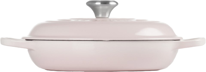 Brytfanna żeliwna z pokrywką Le Creuset Gourmet Professional Pot Round Różowy 2.2 l (21180267774430) - obraz 3