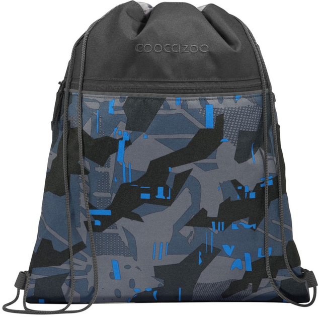 Рюкзак-мішок для взуття Coocazoo Blue Craft 43x34 см (4047443475695) - зображення 1