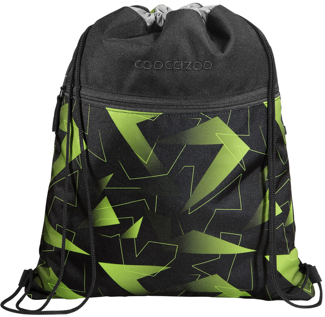 Worek-plecak na buty Coocazoo Lime Flash 43x34 cm (4047443468741) - obraz 1