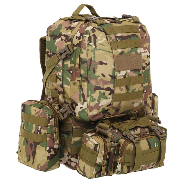 Рюкзак тактический штурмовой трехдневный SILVER KNIGHT TY-213 размер 50х34х15см 26л Камуфляж Multicam - изображение 1