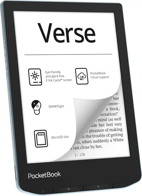 Электронная книга 629 Verse, Bright Blue PocketBook (teh0018729) - изображение 2