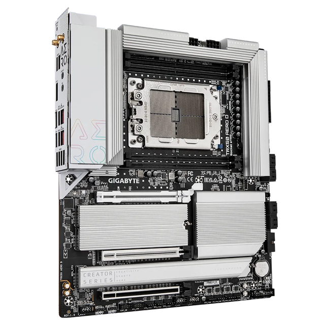 Материнская плата Gigabyte TRX50 AERO D Socket TR5/AMD/E-ATX/1хDisplayPort - изображение 2
