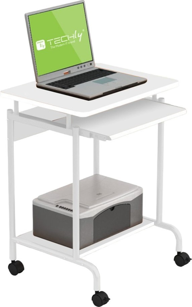 Комп'ютерний стіл TECHly Compact White (8051128105926) - зображення 1