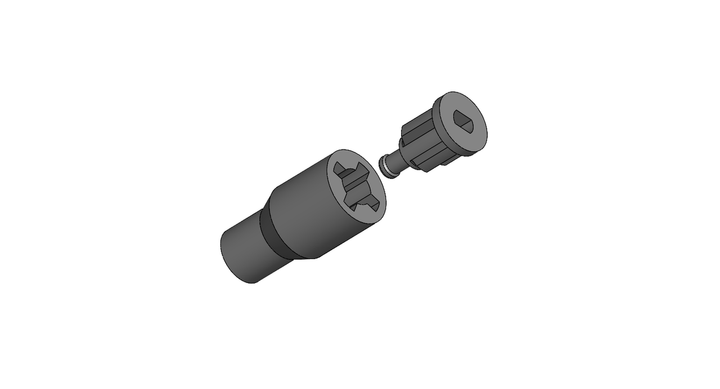 Комплект Коуплер / муфта моторного блока для блендера Rotex RTB 740 - изображение 3