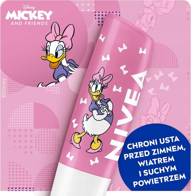 Pomadka ochronna Nivea Daisy Duck Disney Edition 4.8 g (8850029041391) - obraz 4