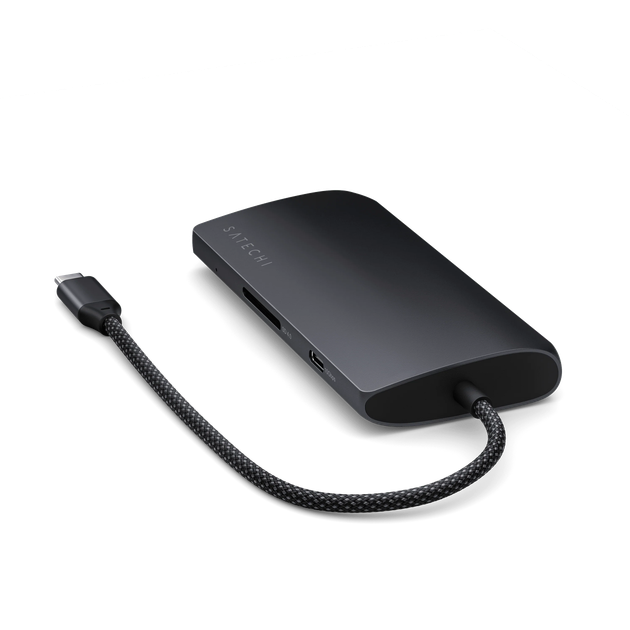 Адаптер Satechi USB-C Multiport Adapter 8K with Ethernet V3 Midnight (ST-P8KED) - изображение 2