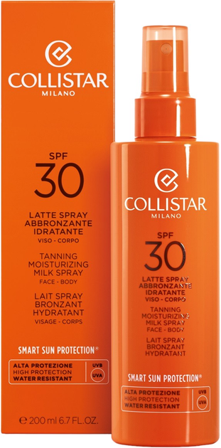 Спрей для засмаги Collistar Bronceador Leche Hidratante SPF 30 200 мл (8015150262446) - зображення 3