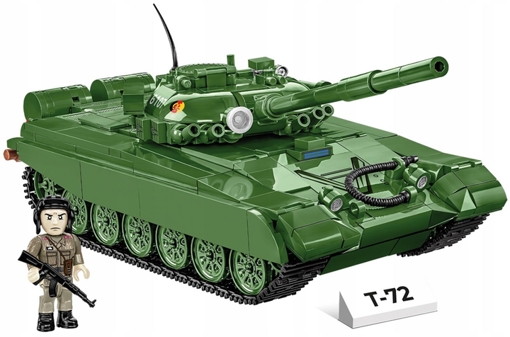 Klocki Cobi Armed Forces T-72 East Germany oraz Soviet 680 elementów (5902251026257) - obraz 2