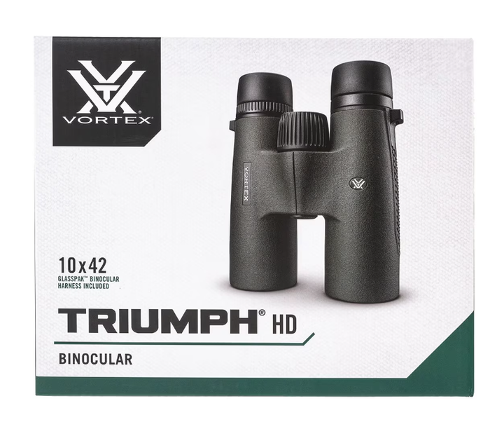 Бинокль Vortex Triumph HD 10x42 Олива TRI-1042 - Фото 3 Бинокль Vortex Triumph HD 10x42 Олива TRI-1042 - изображение 3