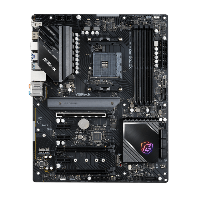 Материнська плата Asrock X570S PG RIPTIDE sAM4/AMD/X570/HDMI/2xM.2/USB 3.2/2.5GbE/LAN/ATX - зображення 2