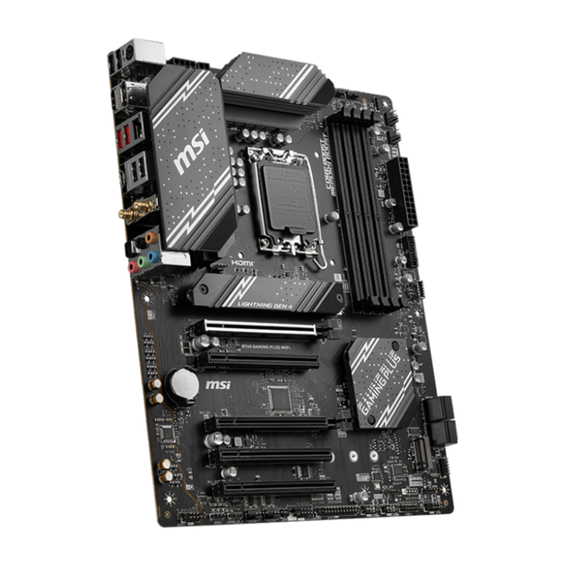 Материнська плата MSI B760 GAMING PLUS WIFI Socket 1700/Intel B760/ATX/1хHDMI/1хDisplayPort - Фото 2 Материнська плата MSI B760 GAMING PLUS WIFI Socket 1700/Intel B760/ATX/1хHDMI/1хDisplayPort - зображення 2