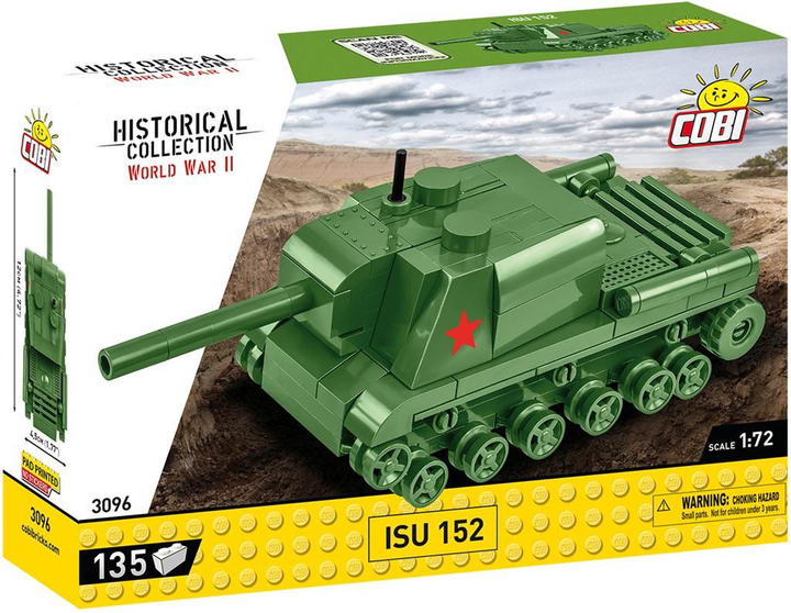 Klocki Cobi Historical Collection World War 2 ISU 152 135 elementów (5902251030964) - obraz 1