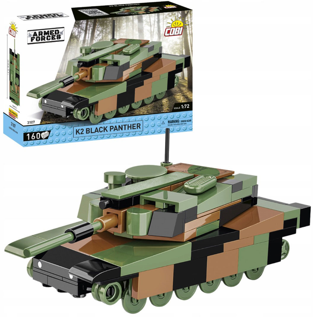 Klocki konstrukcyjne Cobi Armed Forces K2 Black Panther 160 elementów (5902251031077) - obraz 3