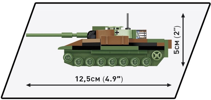Конструктор Cobi Збройні сили Леопард 147 елементів (5902251031053) - зображення 5