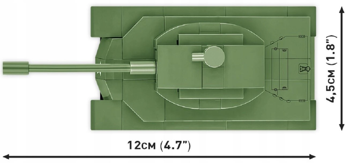 Klocki konstrukcyjne Cobi Armed Forces Patton M48 127 elementów (5902251031046) - obraz 5