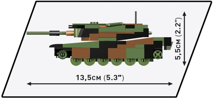 Klocki konstrukcyjne Cobi Armed Forces K2 Black Panther 160 elementów (5902251031077) - obraz 6