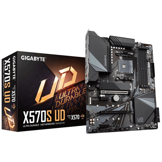 Материнська плата Gigabyte X570S UD sAM4/AMD/X570/HDMI 3xM.2/USB 3.2/2.5GbE/LAN/ATX - зображення 4